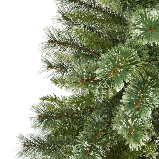5ft. Unlit Wisconsin Slim Snow Tip Pine Artificial Christmas Tree